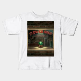 Little Shop of Horrors Flower Shop Complete Wall Poster Kids T-Shirt